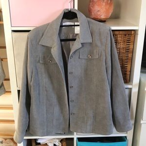 Gray Corduroy Shacket